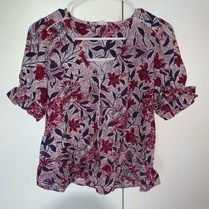 ☀️ Lucky brand floral top